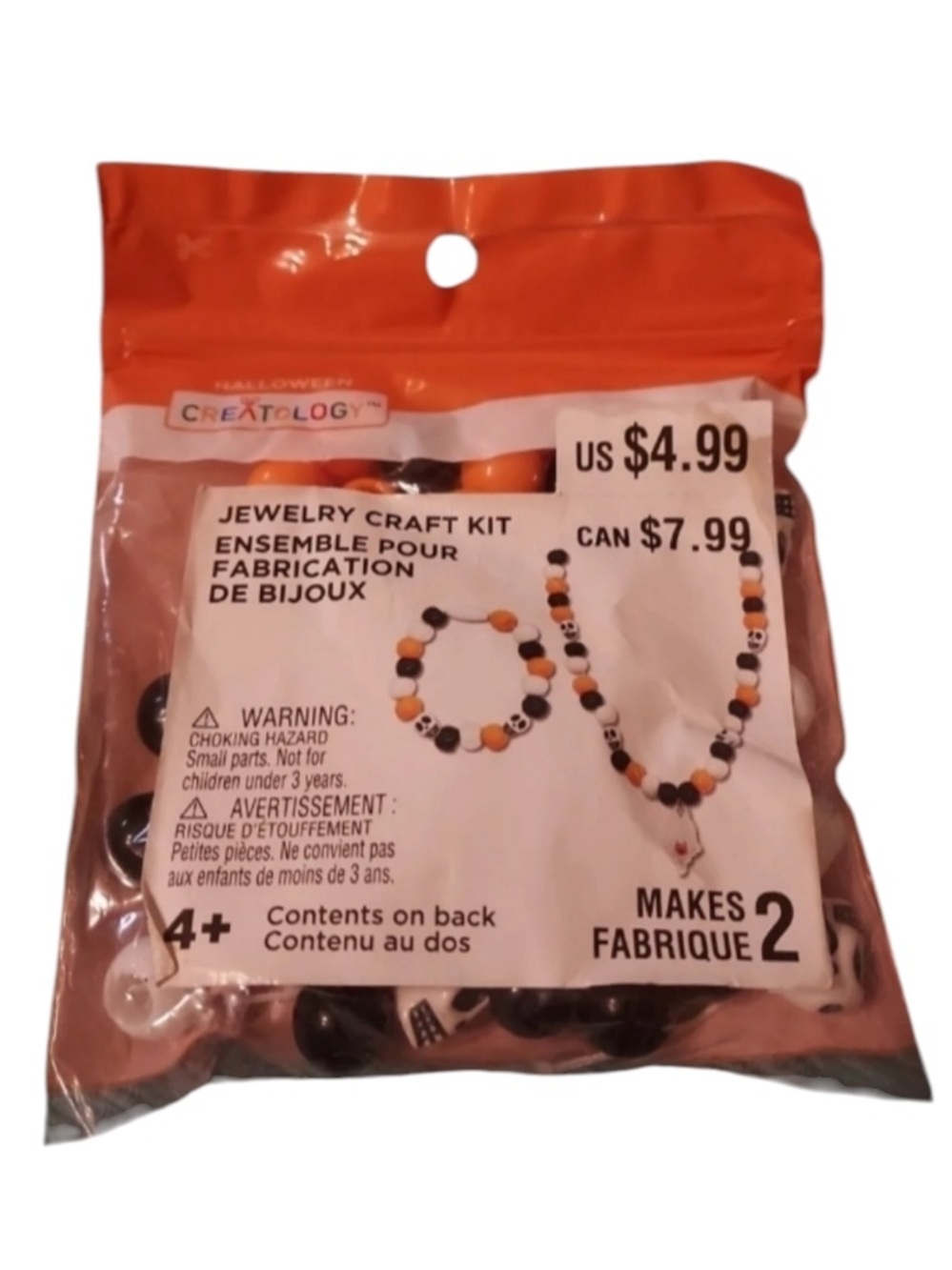 CREATOLOGY Halloween Gems 1000 Pc Halloween Gem Set Orange, Black, Silver NEW